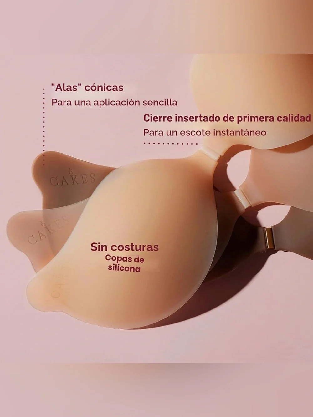 Cake Seamless Strapless Adhesive Bra - Nude